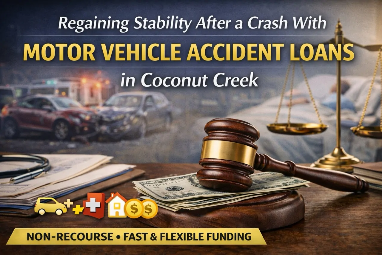 Motor Vehicle Accident Loans in Coconut Creek | Any Lawsuits